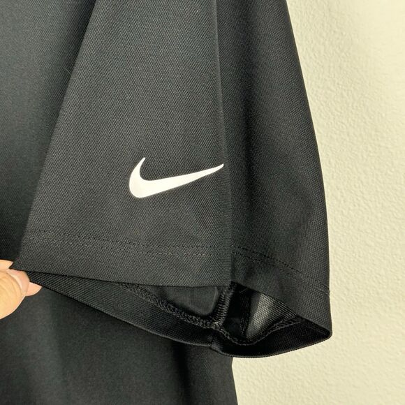 Nike Golf Dri-FIT Men’s Polo Shirt Black Size XL Breathable Performance Stretch - Picture 3 of 7